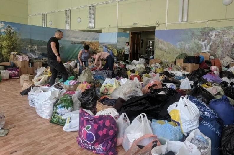 Иркутск гуманитарная помощь мобилизованным-беженцам Донбасса-сбор пункт