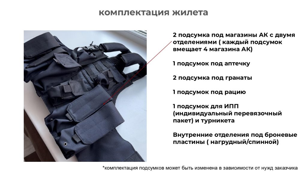 На фото 4 инструкция жилета тактической разгрузки для военнослужащих на специальной военной операции.